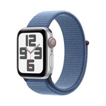 APPLE WATCH SE GPS + CELLULAR 40MM SILVER ALUMINIUM CASE WITH WINTER BLUE SPORT LOOP MRGQ3QC/A