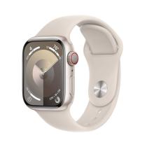 APPLE WATCH SERIES 9 GPS + CELLULAR 41MM STARLIGHT ALUMINIUM CASE STARLIGHT SPORTBAND-M/L,MRHP3QC/A