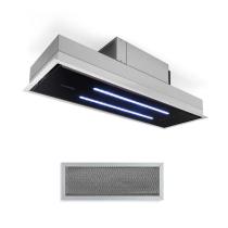 KLARSTEIN HIGH LINE, STROPNY DIGESTOR, 90 CM, 410 M3/H, 75 W, 3 UROVNE, CIERNY, 10033054