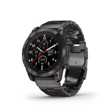 GARMIN FENIX 7X PRO SAPPHIRE SOLAR, CARBON GRAY DLC TITANIUM, CARBON GRAY TITANIUM BAND 010-02778-30