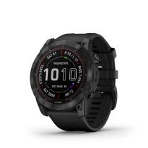 GARMIN FENIX 7X SAPPHIRE SOLAR, BLACK DLC TITANIUM, BLACK BAND 010-02541-23