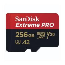 SANDISK 214505 EXTREME PRO MICROSDXC 256GB + SD ADAPTER 200 MB/S & 140 MB/S A2 C10 V30 UHS-I U3