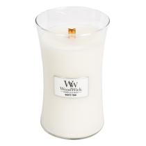 WOODWICK SVIECKA OVALNA VAZA WHITE TEAK 609,5G, 93039E