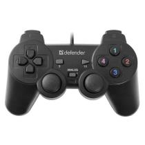 GAMEPAD DEFENDER OMEGA, 12TL., USB CIERNY, VIBRACNE, WINDOWS R XP/VISTA/7/8/10