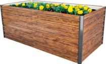 SLOVAKIA TREND ZAHON STREND PRO GARDEN, 200X100X77CM, 3D DIZAJN DREVO, KOV, VYVYSENY, 2212629