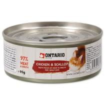 ONTARIO KONZERVA CHICKEN PIECES + SCALLOP 95 G (213-2000)