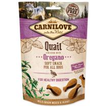 CARNILOVE DOG SEMI MOIST SNACK QUAIL ENRICHED WITH OREGANO 200G (294-111375)