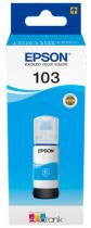 EPSON ORIGINAL INK C13T00S24A, 103, CYAN, 65ML, EPSON ECOTANK