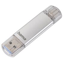 HAMA 124161 FLASH PEN LAETA, USB-C/USB-A 3.1, 16 GB, 40 MB/S, STRIEBORNY