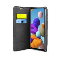 SBS PUZDRO BOOK WALLET LITE PRE SAMSUNG GALAXY A21S, CIERNA