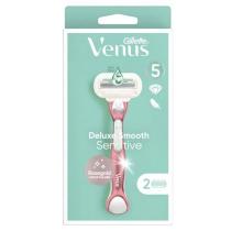 GILLETTE VENUS 5 DELUXE SENSITIVE STROJ.+2NH