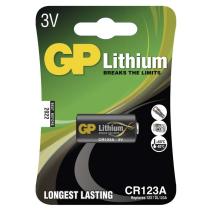 GP LITHIOVA FOTOBATERIA CR 123A, 1KS BLISTER, B1501