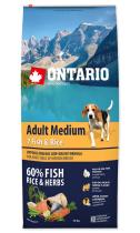 ONTARIO DOG ADULT MEDIUM 7 FISH AND RICE (12KG)