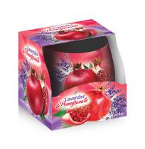 SANTO VONNA SVIECKA V SKLE 100G LAVENDER&POMEGRANATE