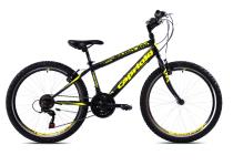 CAPRIOLO MTB RAPID 240 24"/18HT BLACK/YELLOW 921341-13