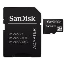 SANDISK MICROSDHC CARD 32 GB + ADAPTER - HAMA 108097