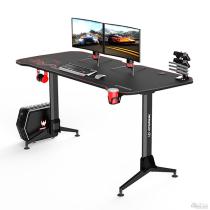 ULTRADESK ULTRADESK HERNY STOL GRAND RED, 160X70 CM, 70-80 CM,3 UROVNE VYSKY,S XXL PODLOZKOU POD MYS