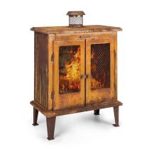 BLUMFELDT FLAME LOCKER, OHNISKO, VINTAGE ZAHRADNY KRB, 58 X 30 CM, OCEL, HRDZAVY VZHLAD, 10034137