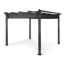 BLUMFELDT PANTHEON, PERGOLA, PRISTRESOK, 3 X 3 M, HLINIK, STRIESKA PROTI SLNKU, SIVA, 10031882