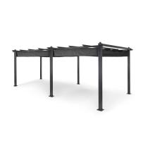 BLUMFELDT PANTHEON, PERGOLA, PRISTRESOK, 3 X 6 M, HLINIK, STRIESKA PROTI SLNKU, SIVA, 10031885