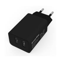 COLORWAY AC NAB. 2XUSB AUTO ID 2.1A (10W), CIERNA, (CW-CHS015-BK)