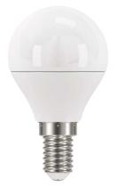EMOS ZQ1222 LED ZIAROVKA CLASSIC MINI GLOBE 6W E14 STUDENA BIELA