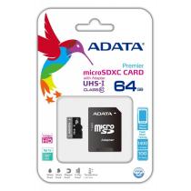 A-DATA MICRO SDXC KARTA 64GB CLASS10+ADAPTER