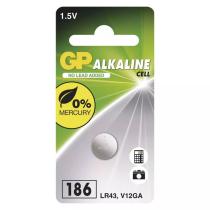 GP B13861 LR43 ALKALICKA GOMBIKOVA BATERIA(186F)