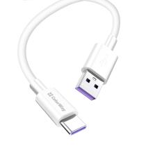 COLORWAY KABEL USB TYPE-C (FAST CHARGING) 5.0A 1M, WHITE (CW-CBUC019-WH)