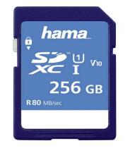 HAMA 123997 SDXC 256 GB CLASS 10, UHS-I 80 MB/S