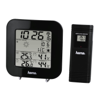 HAMA 186310 EWS-20 METEOSTANICA, CIERNA