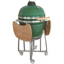 SLOVAKIA TREND GRIL STREND PRO KAMADO EGG 21, PRIEMER 46,7 CM, GRIL VYSKA 91 CM, ZELENY, 130X73X122