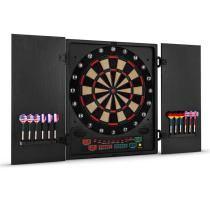 KLARFIT DARTMASTER 180, CIERNY, ELEKTRONICKY TERC SO SIPKAMI A DVIERKAMI, 10028613
