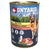 ONTARIO KONZERVA DOG BEEF PATE FLAVOURED WITH HERBS, 400G