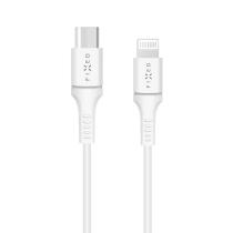 FIXED FIXD-CL-WH DATOVY A NABIJACI KABEL S KONEKTORMI USB-C/LIGHTNING A PODP. PD,1 M,BIELY