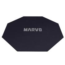 MARVO GM02 PODLOZKA POD KRESLO, 1100 X 1100 X 2 MM, CIERNA, PROTISMYKOVA