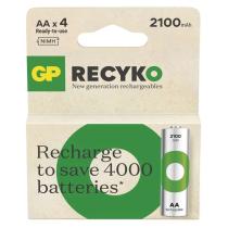 GP NABIJACIA BATERIA RECYKO 2100 AA (HR6) 4PP, B25214