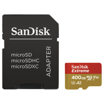 SANDISK EXTREME MICRO SDXC 400GB 160MB/S A2 C10