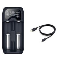 SOLIGHT DN27 NABIJACKA BATERII LI-ION, LIFEPO4, NI-MH/CD, AA, AAA,18650,2000MAH,2 KANALY,LCD DISPLEJ