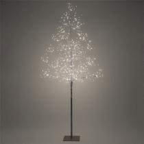 SOLIGHT 1V234 LED VONKAJSI STROMCEK, 150CM, 360 LED, TEPLE BIELE SVETLO, HNEDA FARBA
