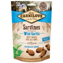 CARNILOVE DOG SEMI MOIST SNACK SARDINES ENRICHED WITH WILD GARLIC 200G (294-111371)