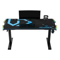 ULTRADESK HERNY STOL FORCE - MODRY, 166X70 CM, 76.5 CM, S XXL PODLOZKOU POD MYS