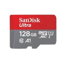 SANDISK ULTRA MICROSDXC 128 GB + SD ADAPTER 140 MB/S A1 CLASS 10 UHS-I