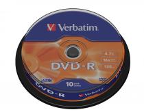 VERBATIM 43523 DVD-R 4.7GB/10 CAKE