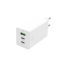 FIXED FIXCG65-2CU-WH SIETOVA GAN NABIJACKA S 2XUSB-C A USB VYSTUPOM, PODPORA PD, 65W, BIELA