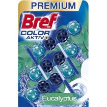 BREF WC BLOK BLUE AKTIV 3X50G EUCALYPTUS, MODRE