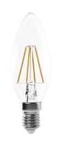 EMOS Z74214 LED ZIAROVKA FILAMENT CANDLE A++ 4W E14 NEUTRALNA BIELA