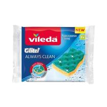 VILEDA GLITZI ALWAYS CLEAN VISKOZNA SPONGIA 2KS