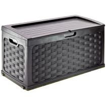 Úložný box 270 litrov Rattan, čierny