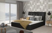 ELTAP INGE 160X200 + KOVOVY STOJAN/PODSTAVEC/KONTAJNER, SOFT 11, BLACK, 26733